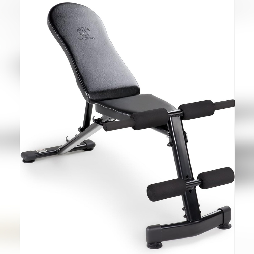 Marcy Multi-Purpose Adjustable Workout Utility Weight Bench for Full Body Uprigh
